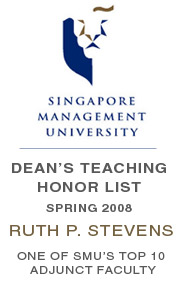 Dean's Teaching Honor List - Spring 2008 - Ruth P. Stevens