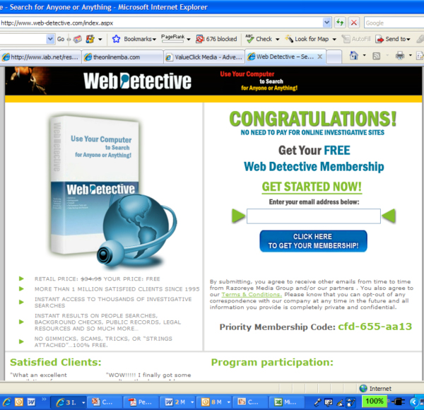 web detective