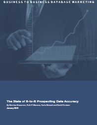 B-to-B Prospecting Data Accuracy 2016